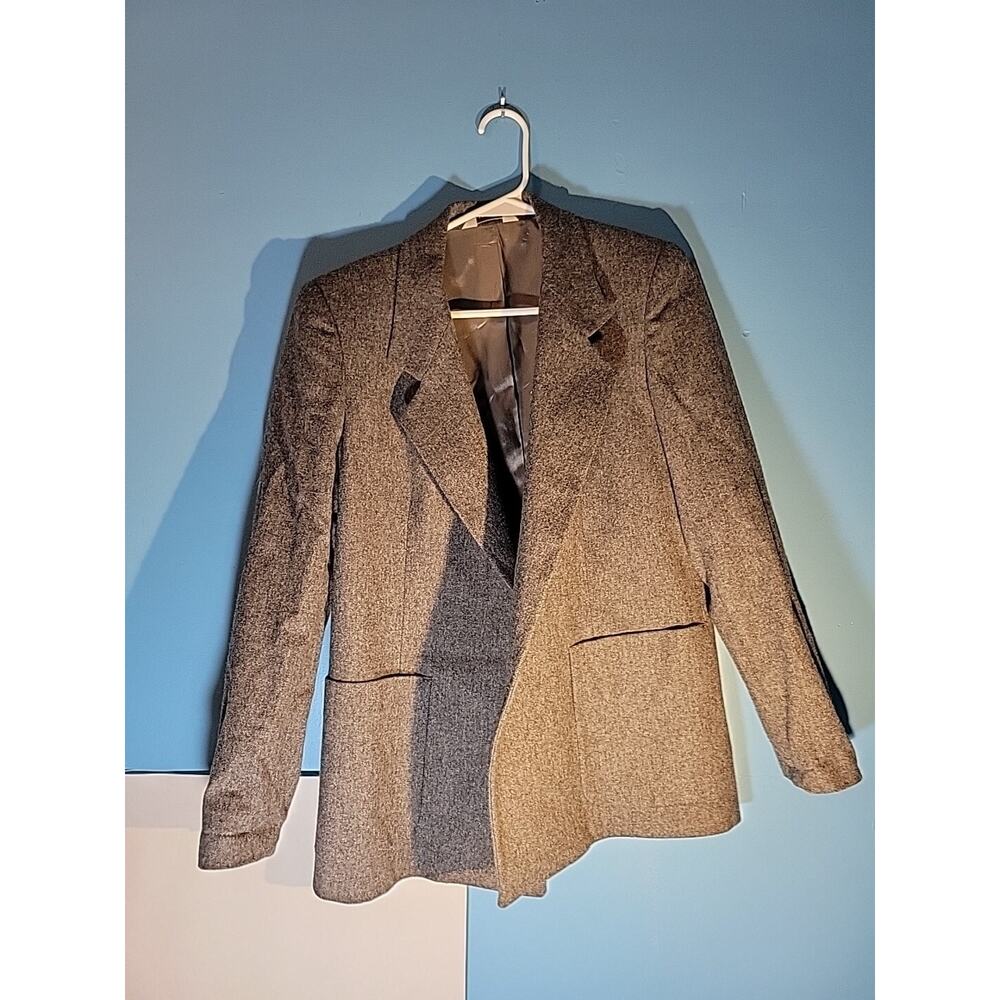 Richard Evans Womens Charcoal Gray Blazer Jacket Size 4